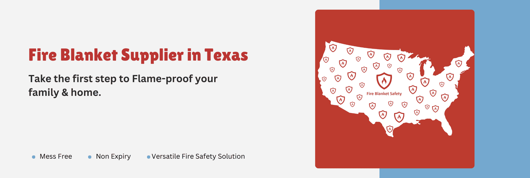 Fire Blankets in Texas Fire Blanket Safety