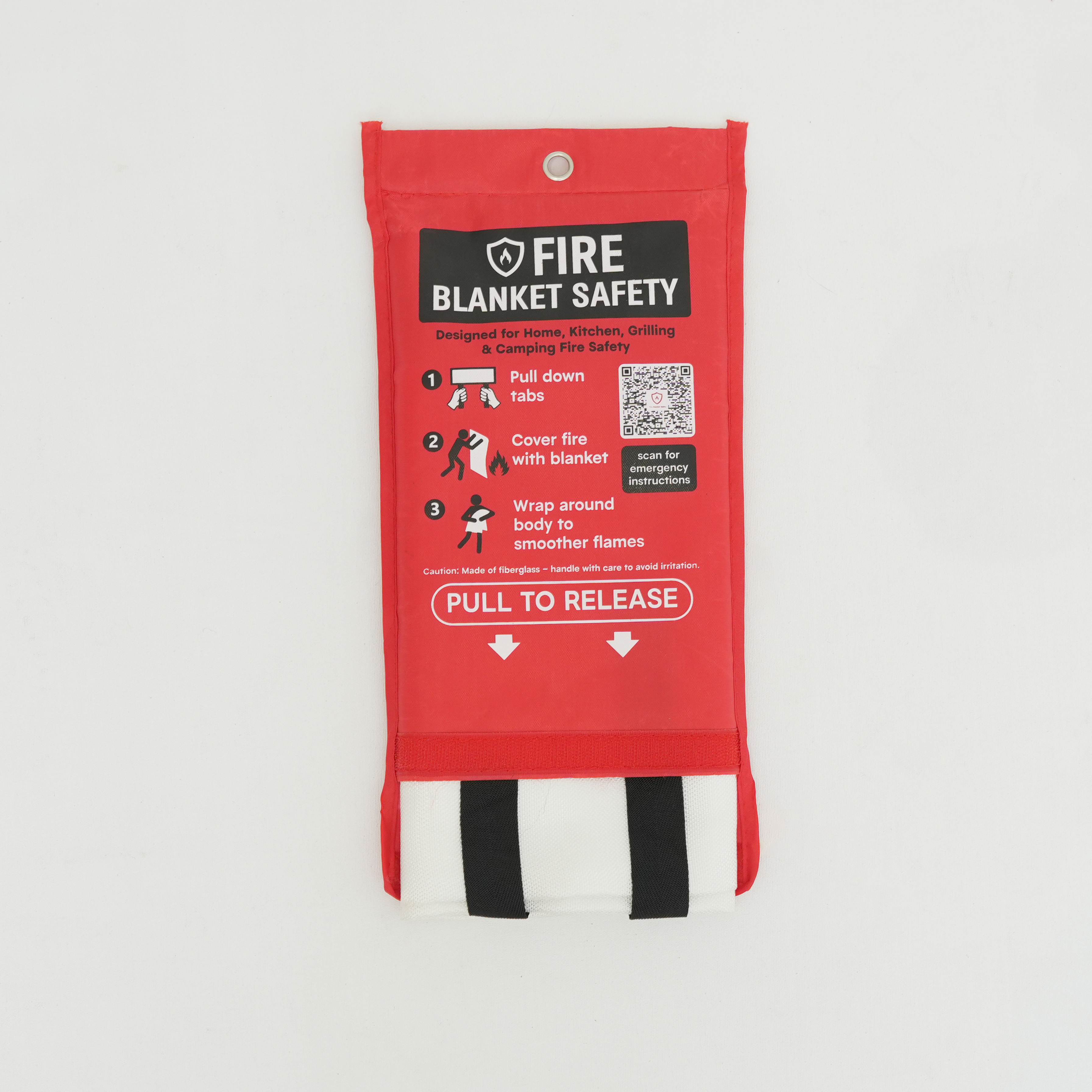 Large Fire Blanket – Certified Non Shedding Fire Safety