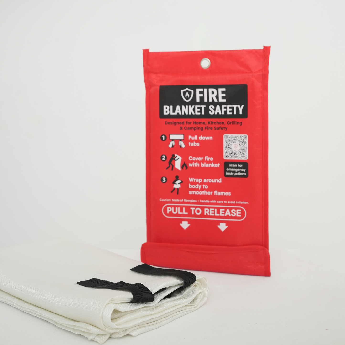 Large Fire Blanket – Certified Non Shedding Fire Safety