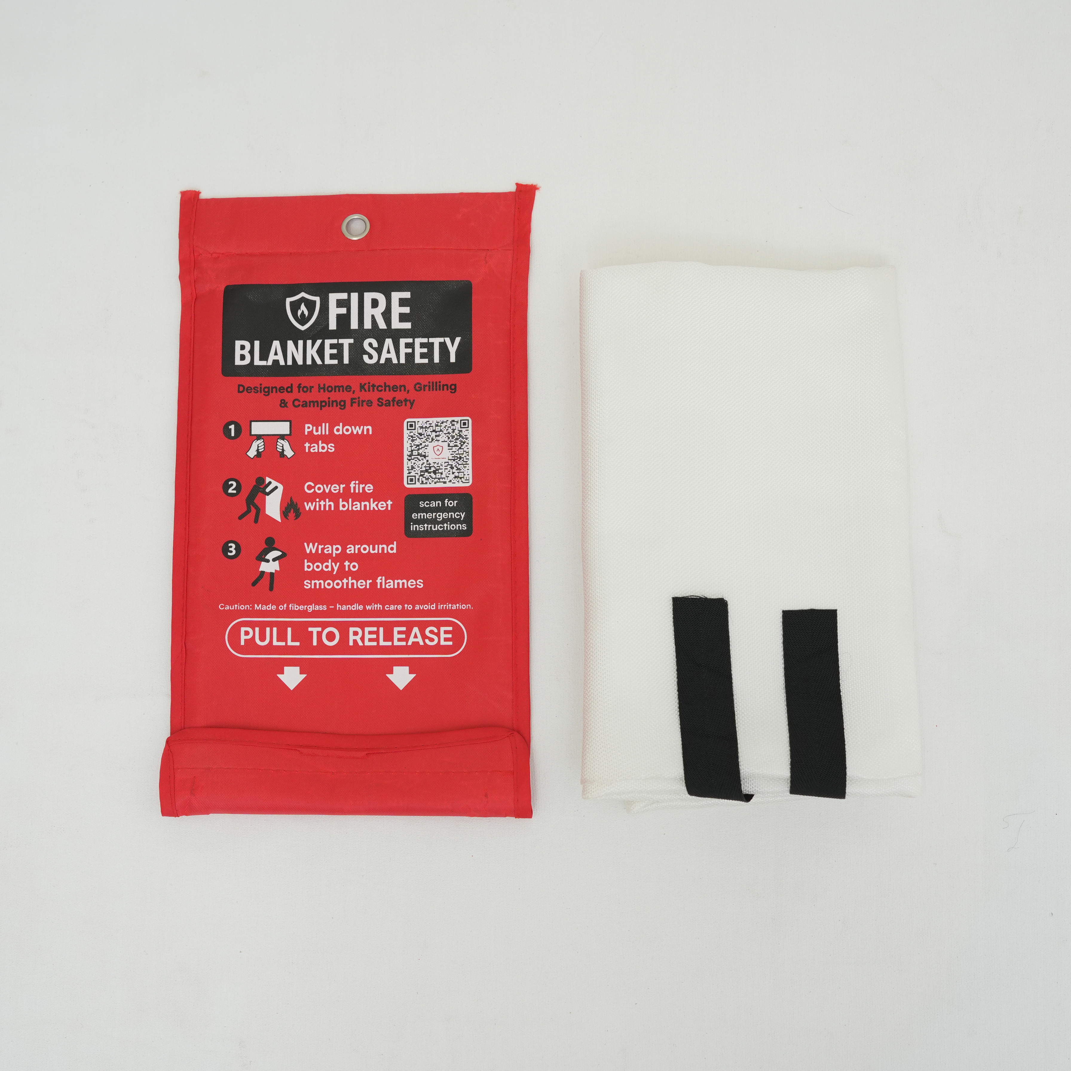 Large Fire Blanket – Certified Non Shedding Fire Safety