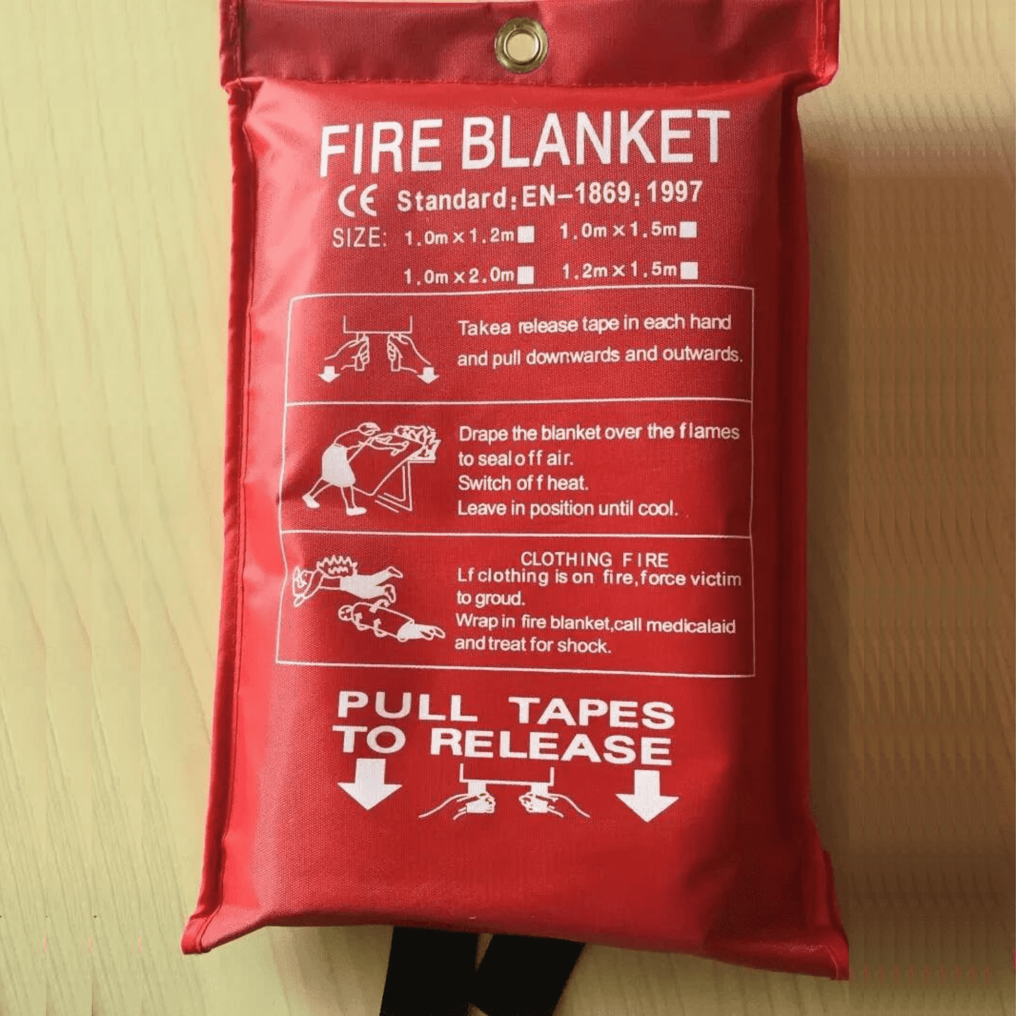 Texas fire blanket