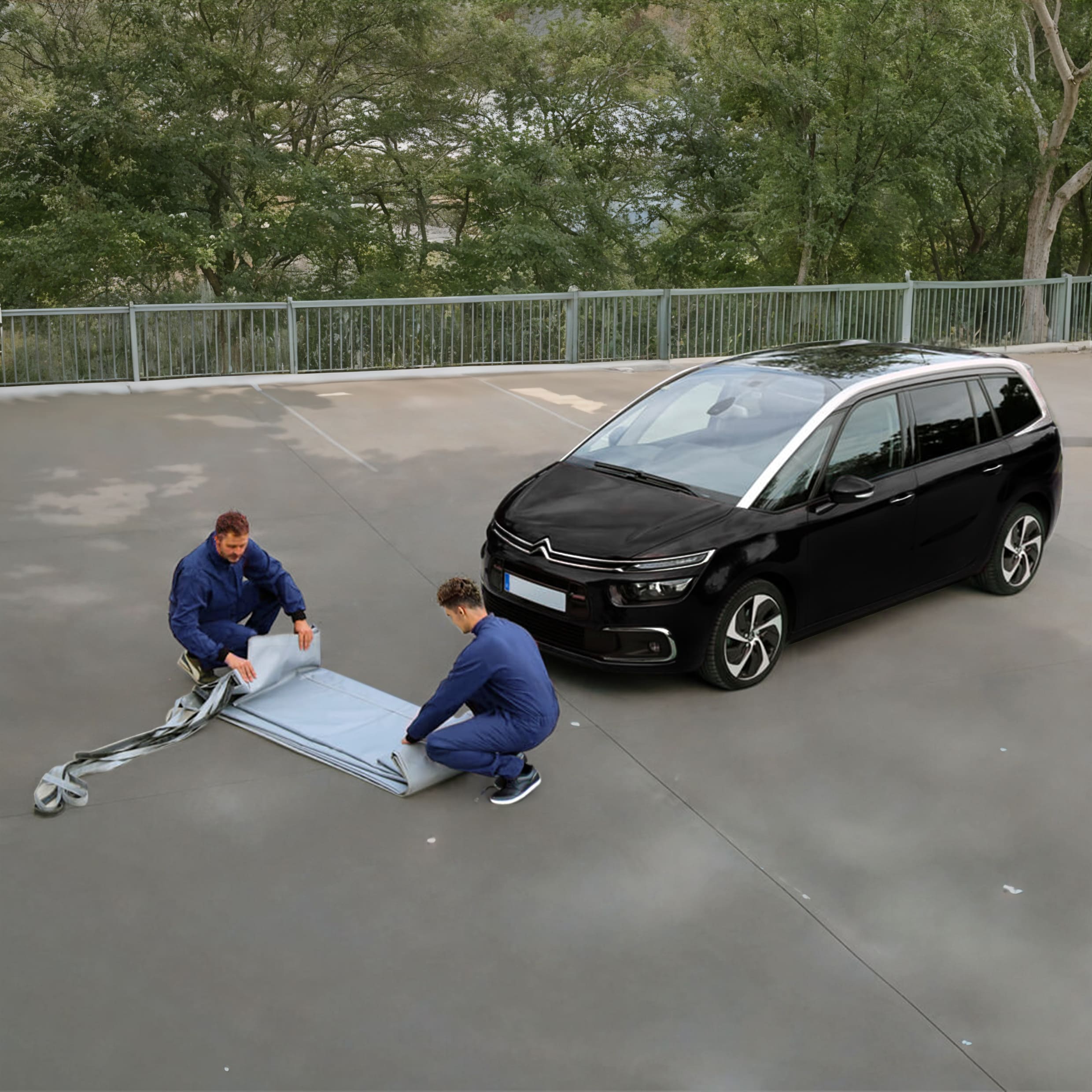 Car fire blanket for maximum protection in the USA