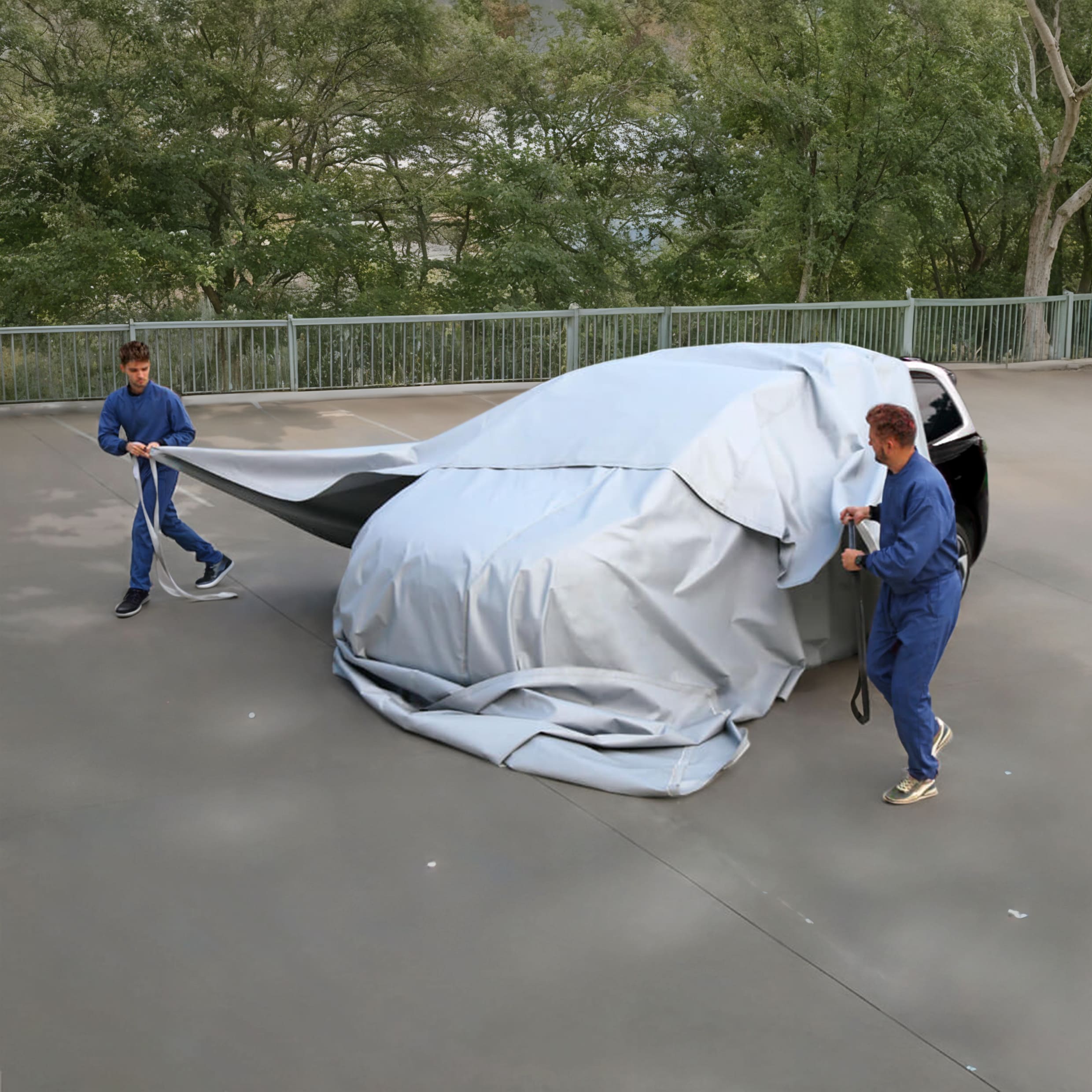 USA electric vehicle fire blanket for enhanced protection